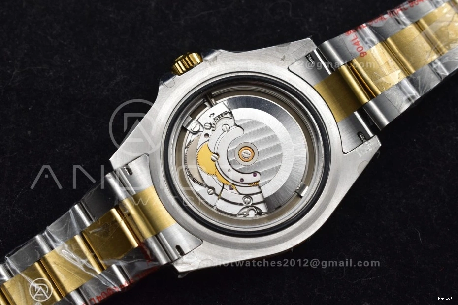 SS Sea-Dweller SS 126603 Best GMF Two on Tone Dial V3 Black YG Edition A2824 Bracelet YG 0211